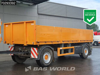 صورة ل مقطورات مسطحة 2009 Kempische Wagenbouw R/40346 2 axles R/40346 Alu-Trailer