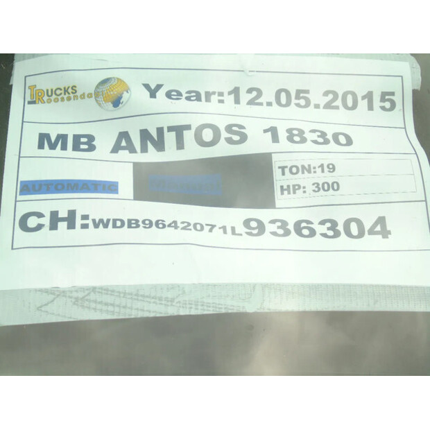 2015 Mercedes-Benz Arocs 1830-41695236
