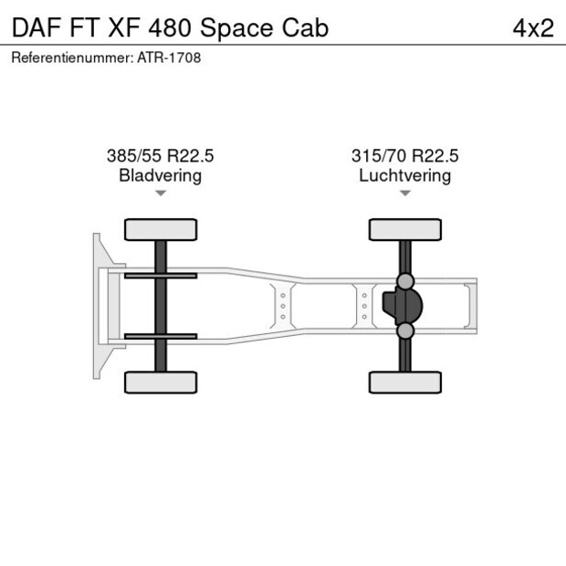 2018 DAF FT XF 480-41709332