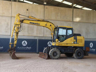 صورة ل حفارات بعجلات 2008 كوماتسو PW140-7