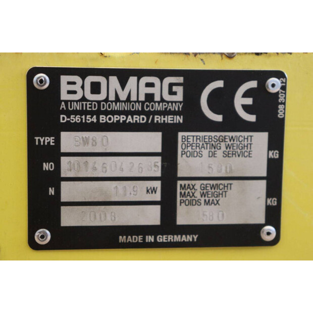 2008 BOMAG BW80-41738910