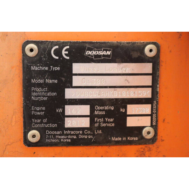 2012 Doosan DL300-41739004