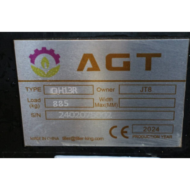 2024 إيه جي تي إندستريال QH13R-41741768