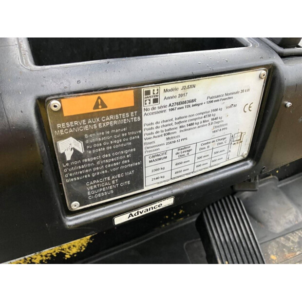 2017 Hyster J2.5XN-41742990