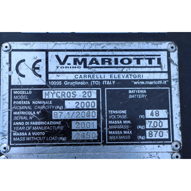 2001 Mariotti MYCROS 20-41746395