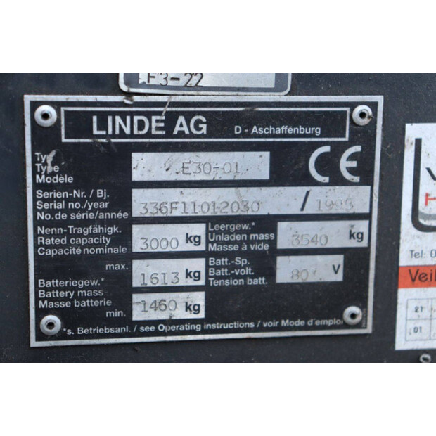 1995 Linde E30-01-41746492