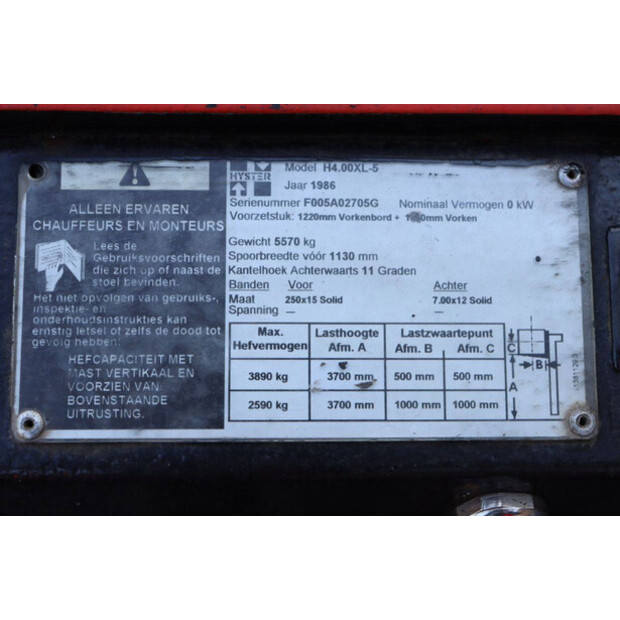 1986 Hyster H4.00XL5-41746564