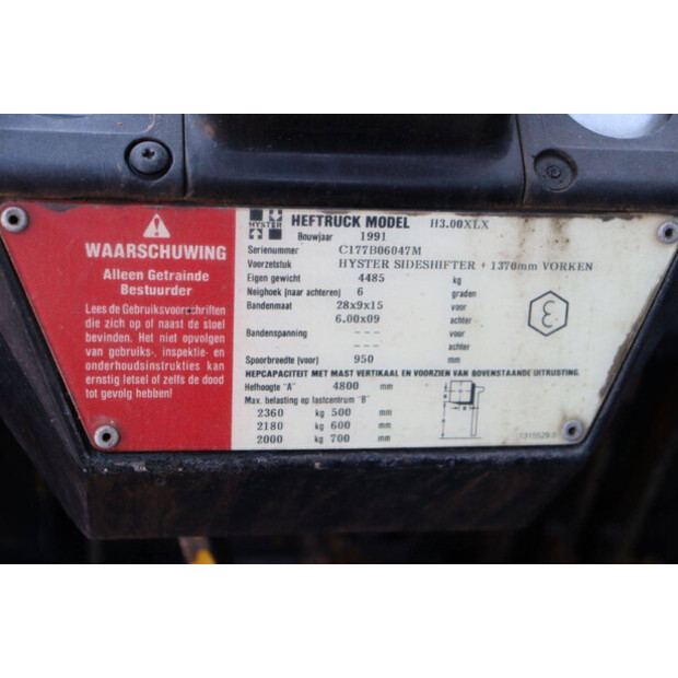 1991 Hyster H3.00XLX-41746707