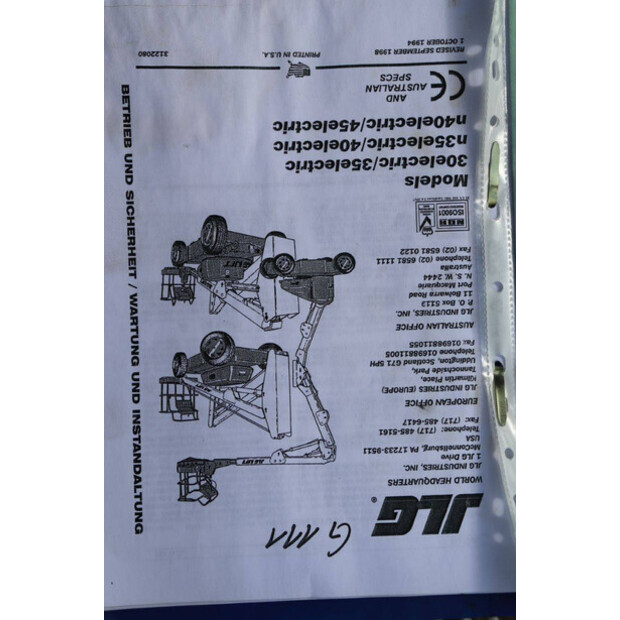 1993 JLG 30HA-41747831