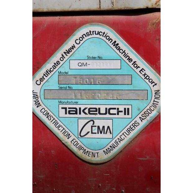 2009 TAKEUCHI TB016-41750620