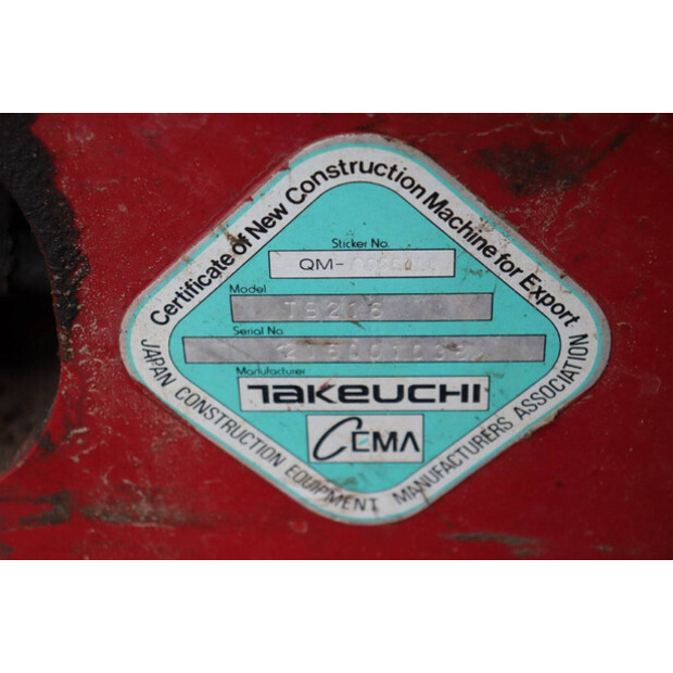 2014 TAKEUCHI TB216-41750941