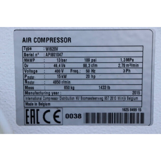 2015 Wis Air WIS20V-41751008