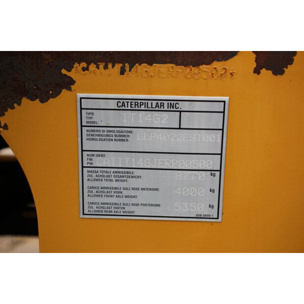 2013 Caterpillar IT14G-41751404