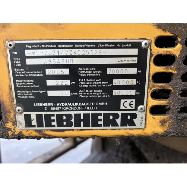 2005 Liebherr A954B-41759616