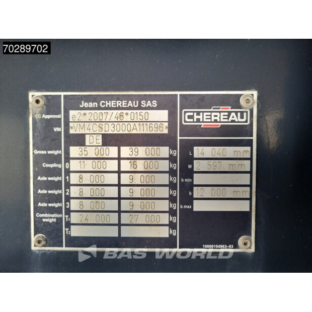 2017 Chereau Thermo King SLXi 300-41766297