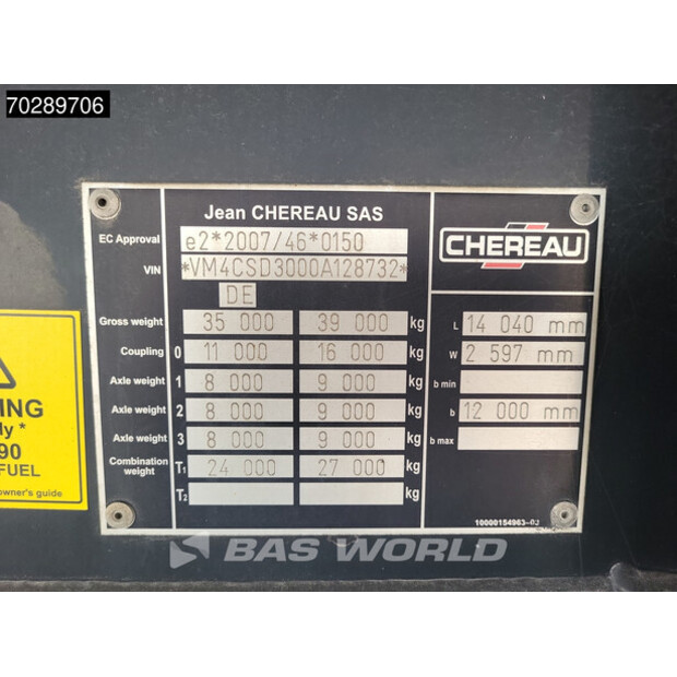2022 Chereau Thermo King SLXe 300-41786596