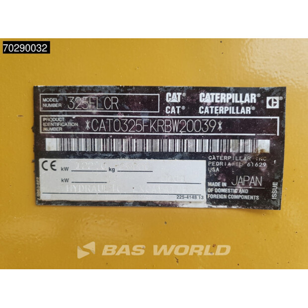 2018 Caterpillar 325FL-41806419