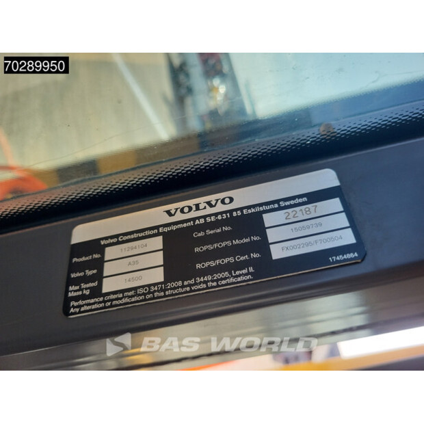 2018 Volvo A35G-41807829