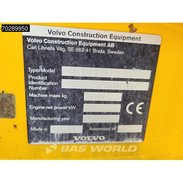 2018 Volvo A35G-41807831
