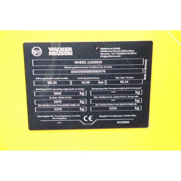2020 Neuson WL25-41807862