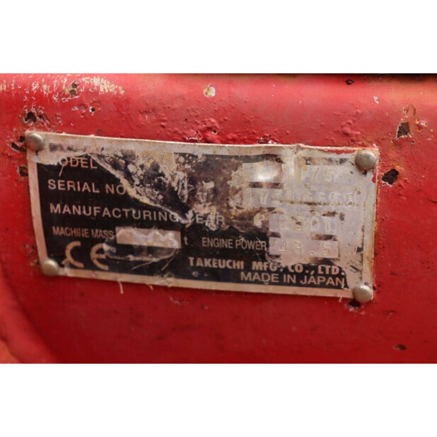 2001 TAKEUCHI TB175-41808092