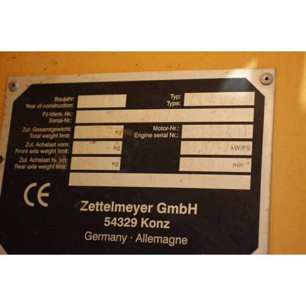 1996 ZETTELMEYER ZL402-41808352
