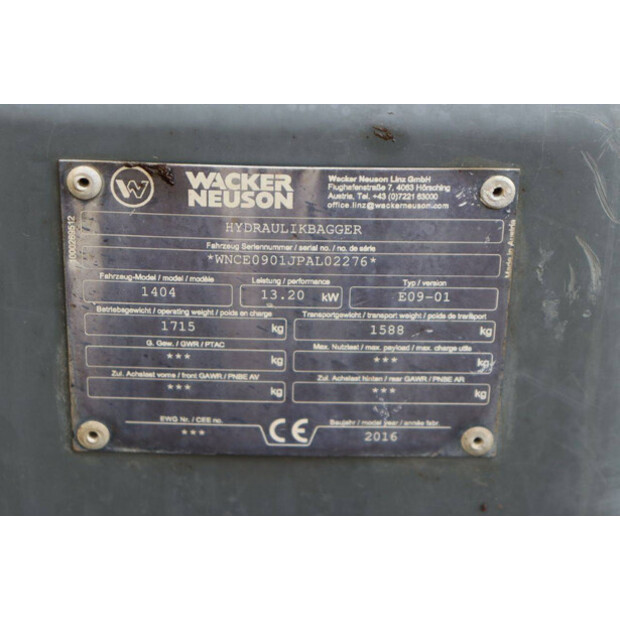 2016 Neuson 1404-41809764