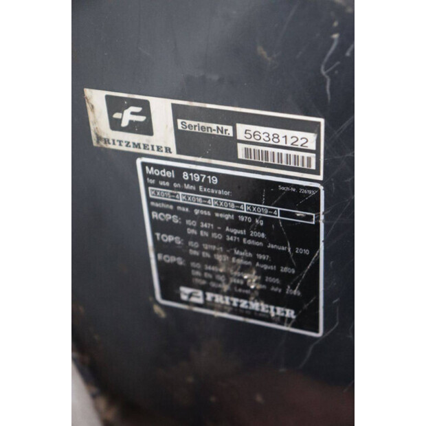 2014 KUBOTA KX018-4-41810426