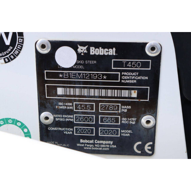 2020 BOBCAT T450-41810632