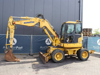 صورة ل حفارات بعجلات 2012 كوماتسو PW98MR-8