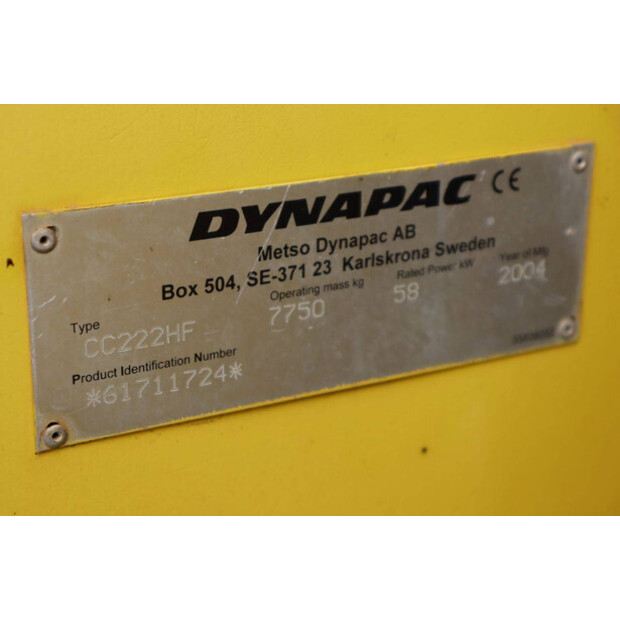 2004 BOMAG CC222HF-41811569