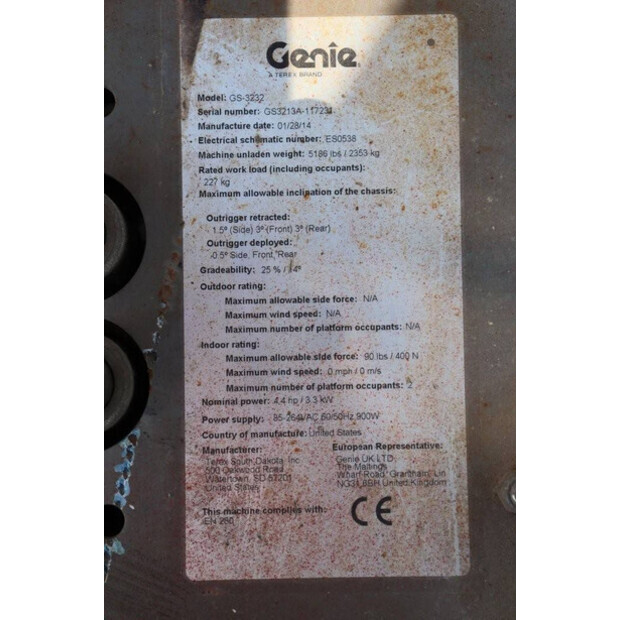 2014 Genie GS-3232-41813074