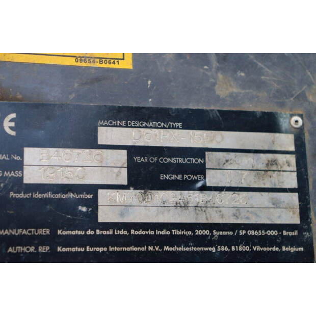 2011 Komatsu D61PX-15EO-41814525