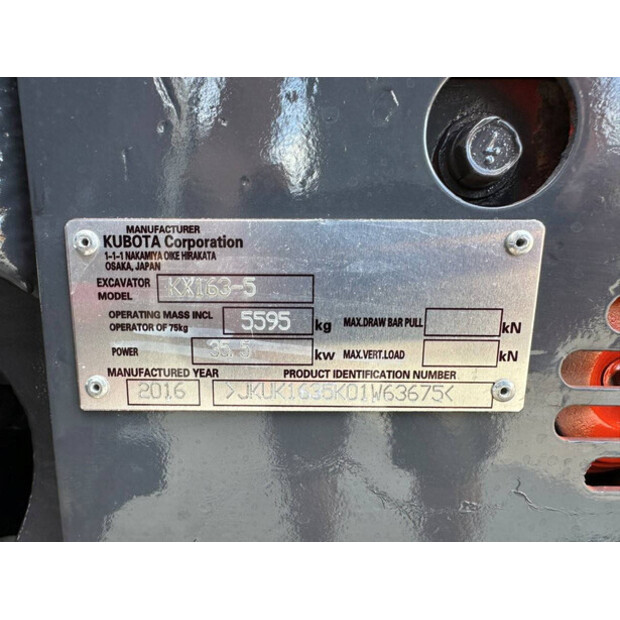 2016 KUBOTA KX163-5-41814763