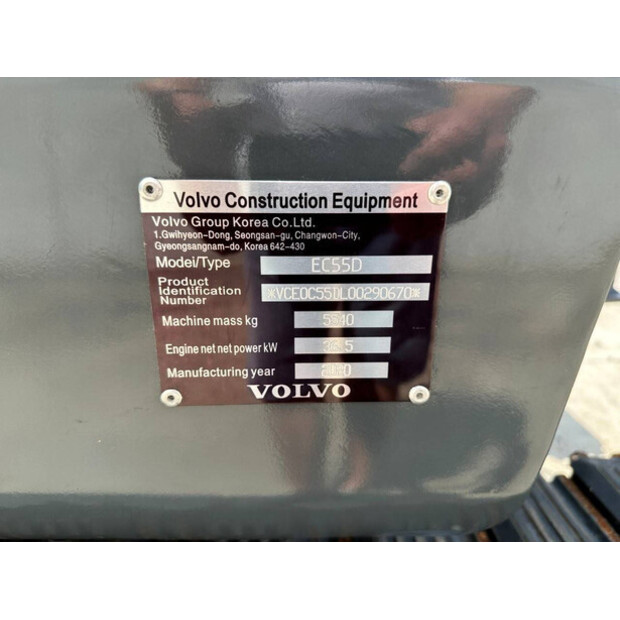 2020 Volvo EC55D-41814847