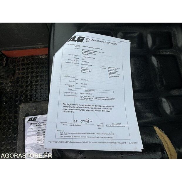 2007 JLG 3512-41827437
