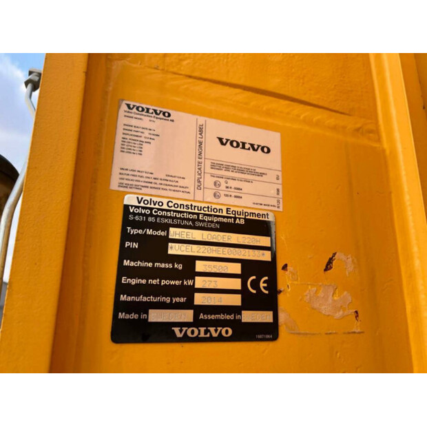 2014 Volvo L220H-41834931