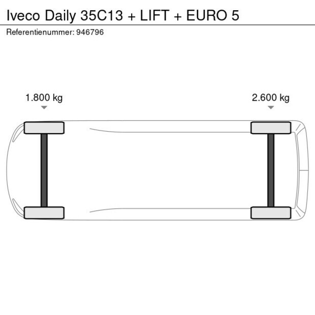 2013 Iveco DAILY 35C13-41836449