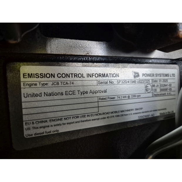 JCB Engine (Plant) TCA-74-41842654
