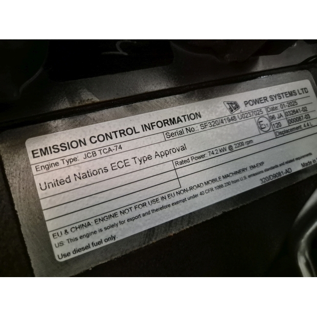 JCB Engine (Plant) TCA-74-41842670
