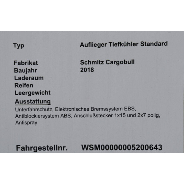 2018 Schmitz Cargobull SCB*S3B-41852828