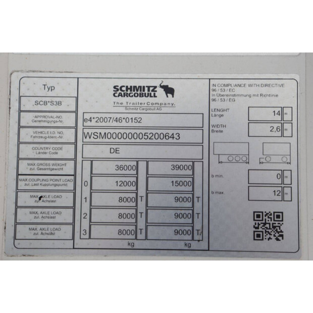 2018 Schmitz Cargobull SCB*S3B-41852829