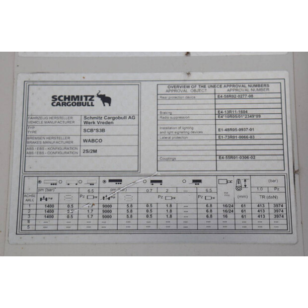2018 Schmitz Cargobull SCB*S3B-41852831