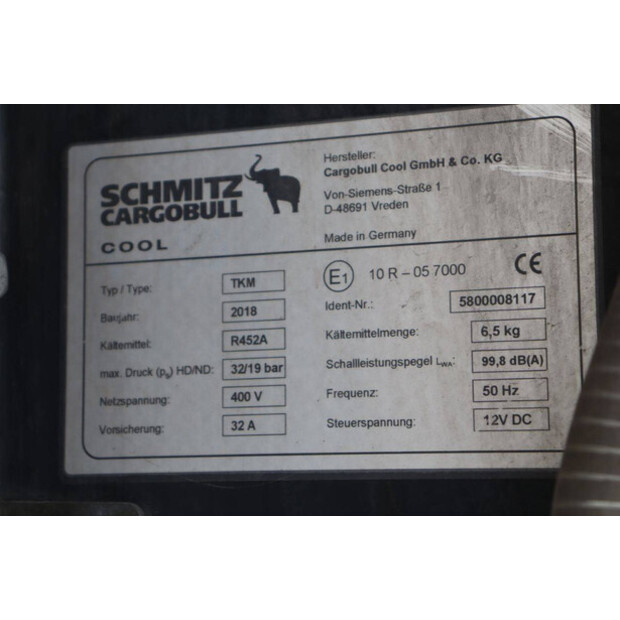 2018 Schmitz Cargobull SCB*S3B-41852840
