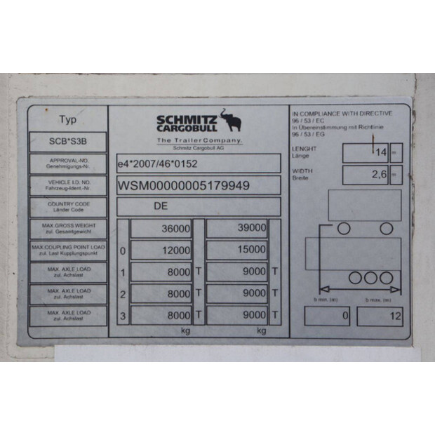 2017 Schmitz Cargobull SCB*S3B-41852912