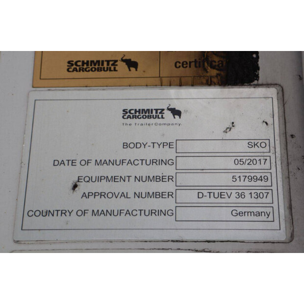 2017 Schmitz Cargobull SCB*S3B-41852915