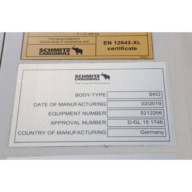 2019 Schmitz Cargobull SCB*S3B-41852963