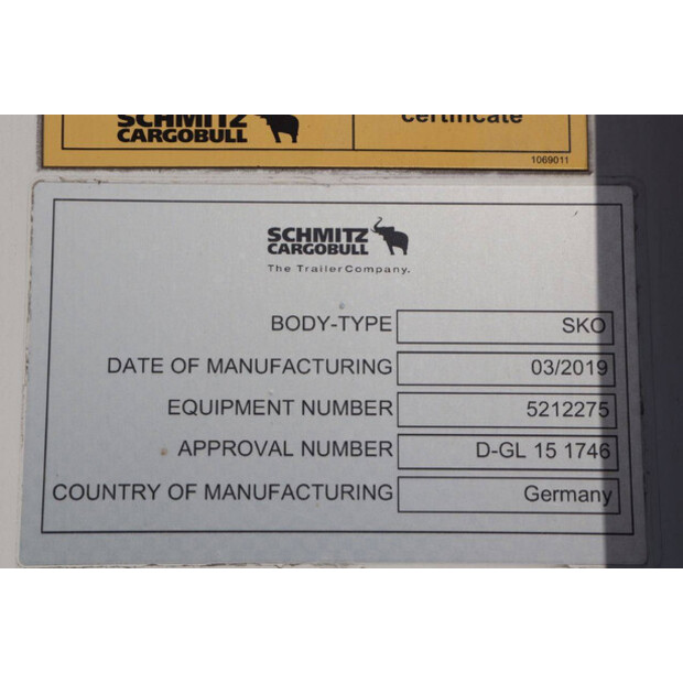 2019 Schmitz Cargobull SCB*S3B-41853251