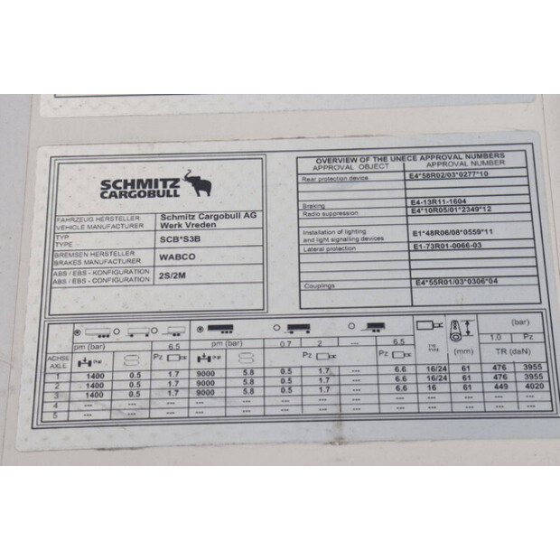 2019 Schmitz Cargobull SCB*S3B-41853330