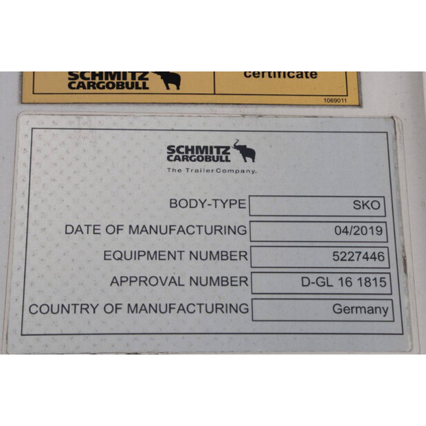 2019 Schmitz Cargobull SCB*S3B-41853332